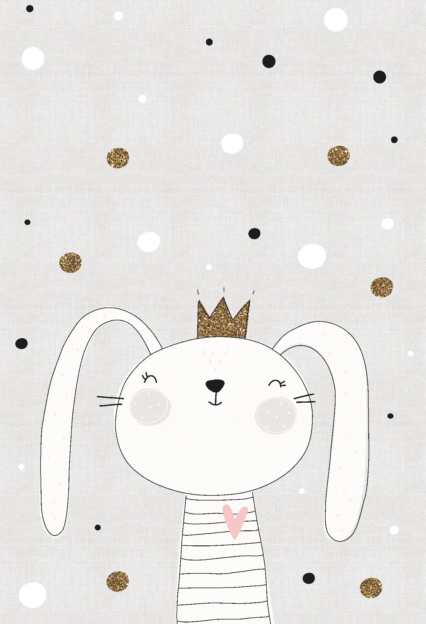 Bunny Princess Kids Rug