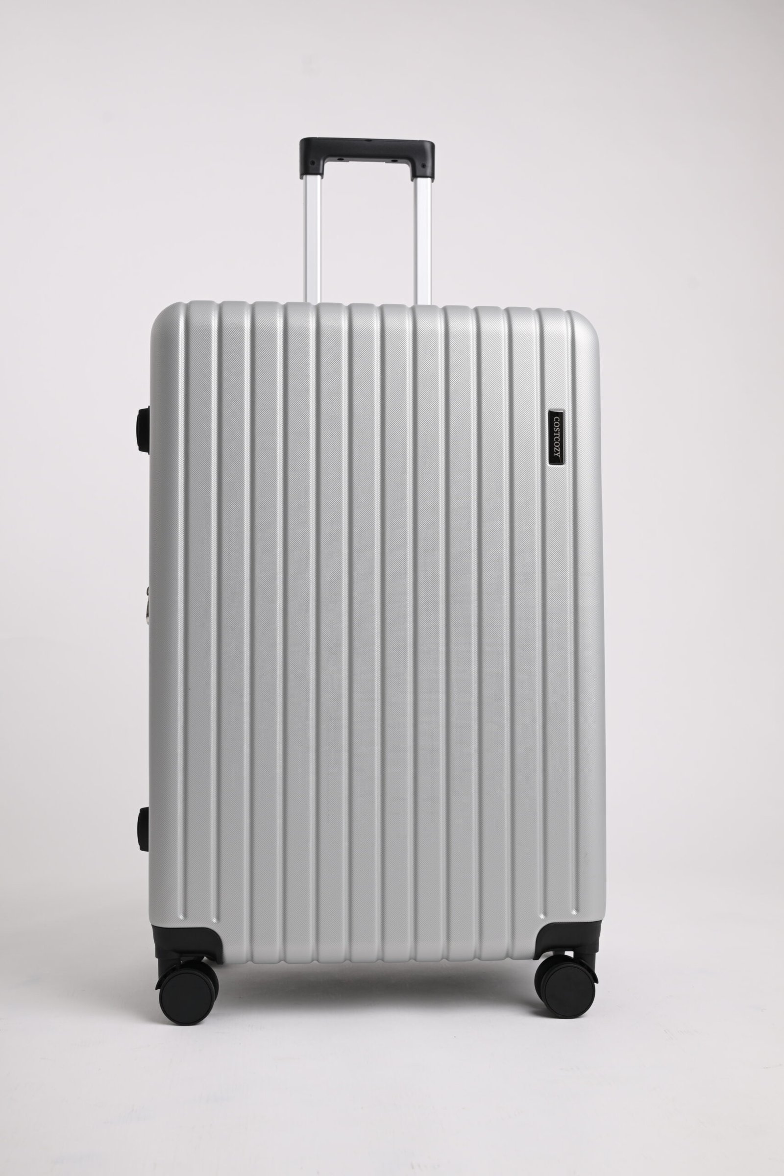 COSTCOZY 3-Piece ABS Luggage Set – Silver