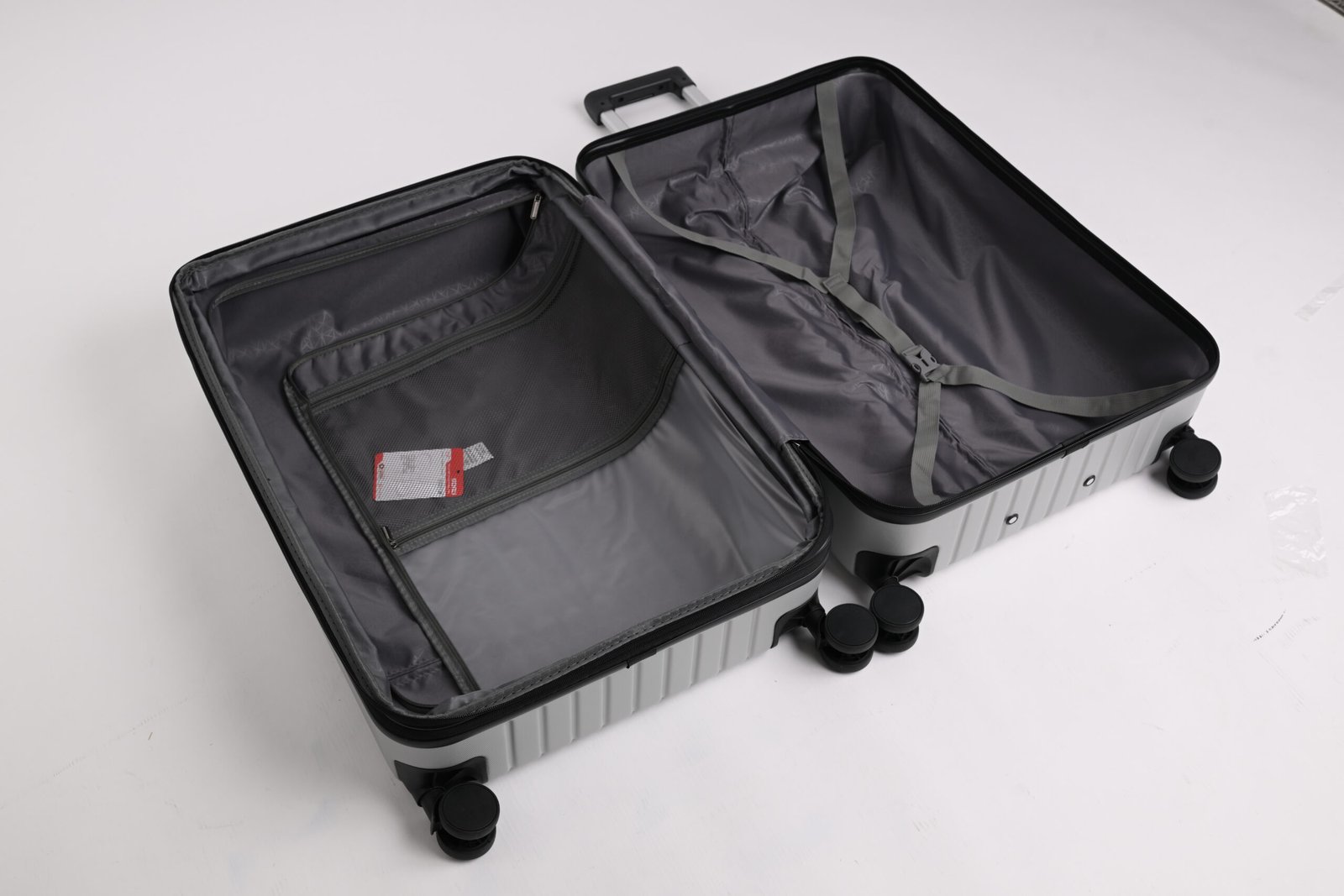 COSTCOZY 3-Piece ABS Luggage Set – Silver