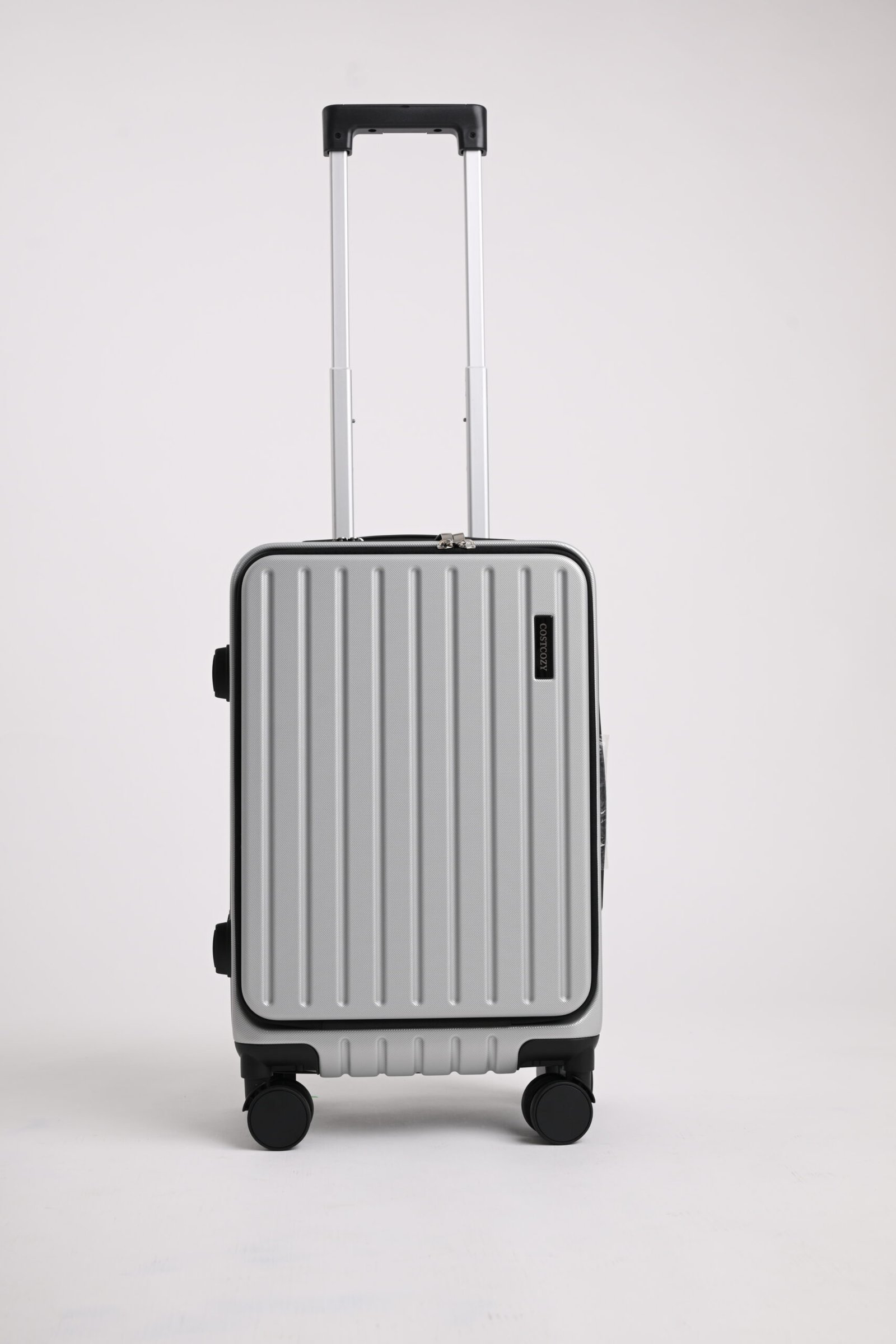 COSTCOZY 3-Piece ABS Luggage Set – Silver