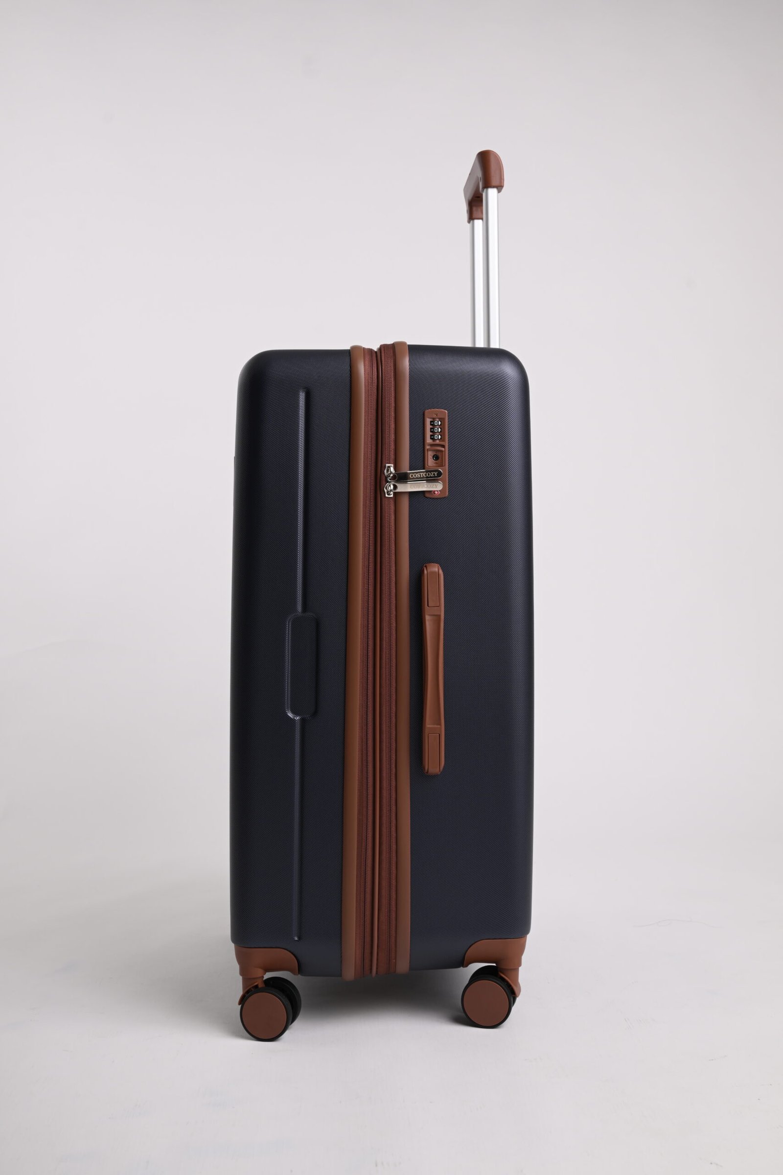 COSTCOZY 3-Piece ABS Luggage Set – Navy Blue