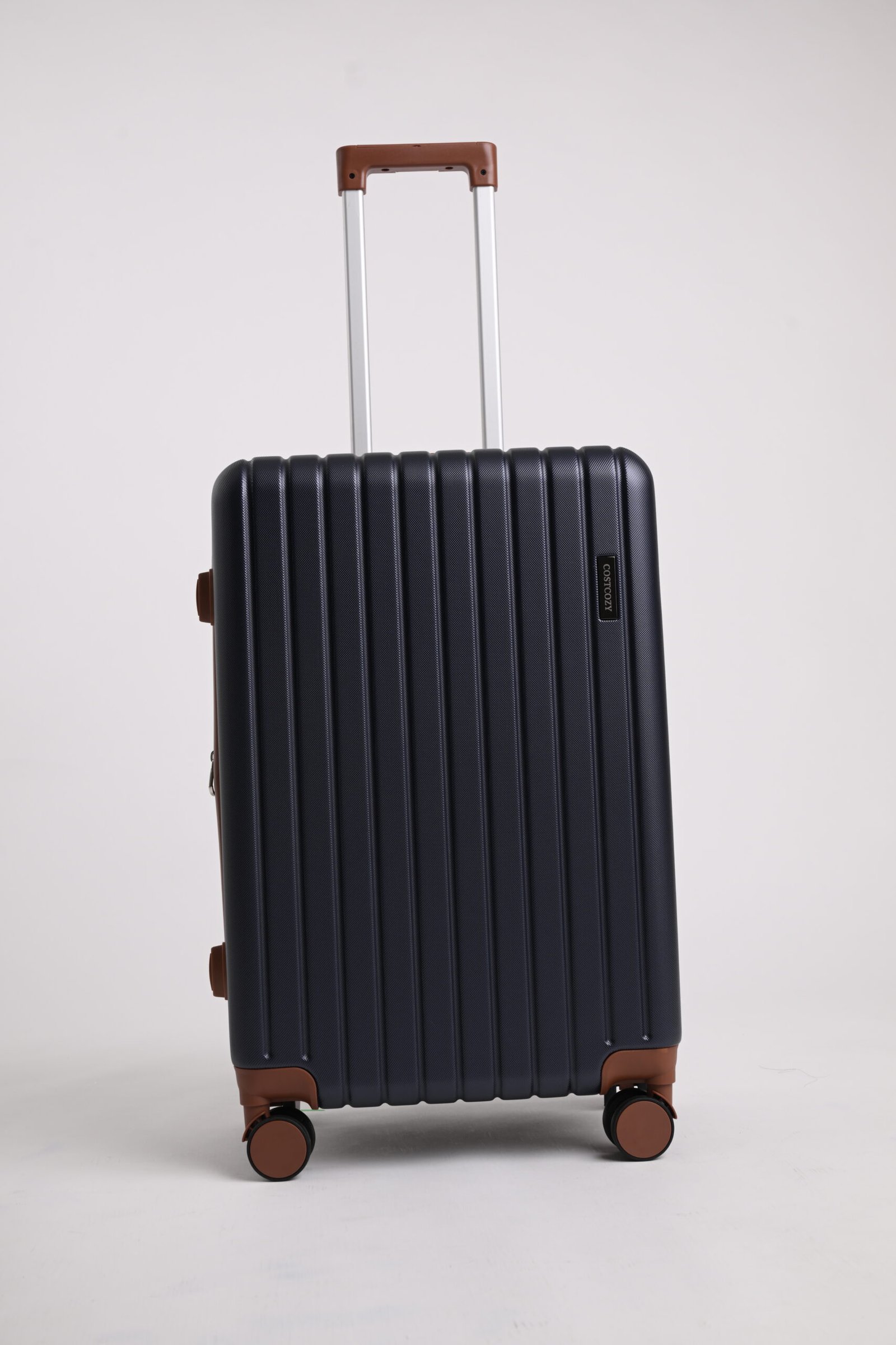 COSTCOZY 3-Piece ABS Luggage Set – Navy Blue