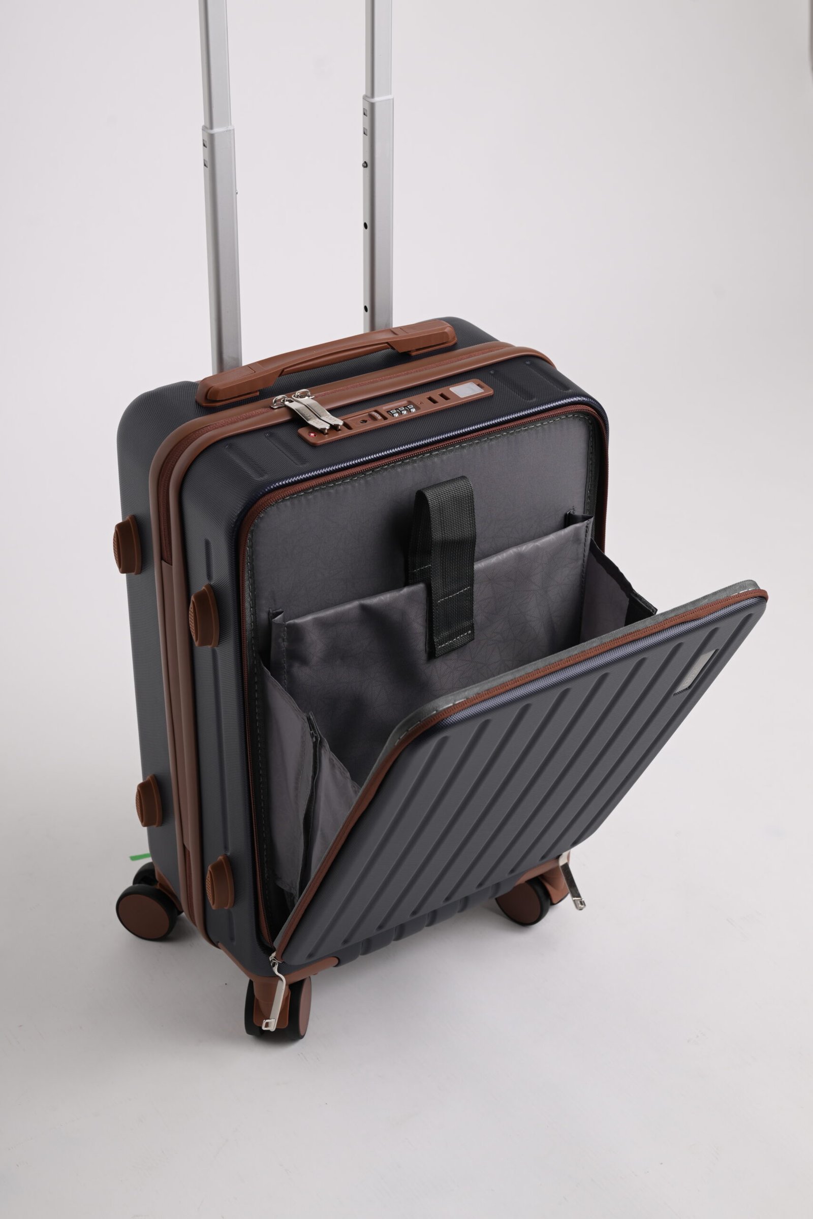 COSTCOZY 3-Piece ABS Luggage Set – Navy Blue