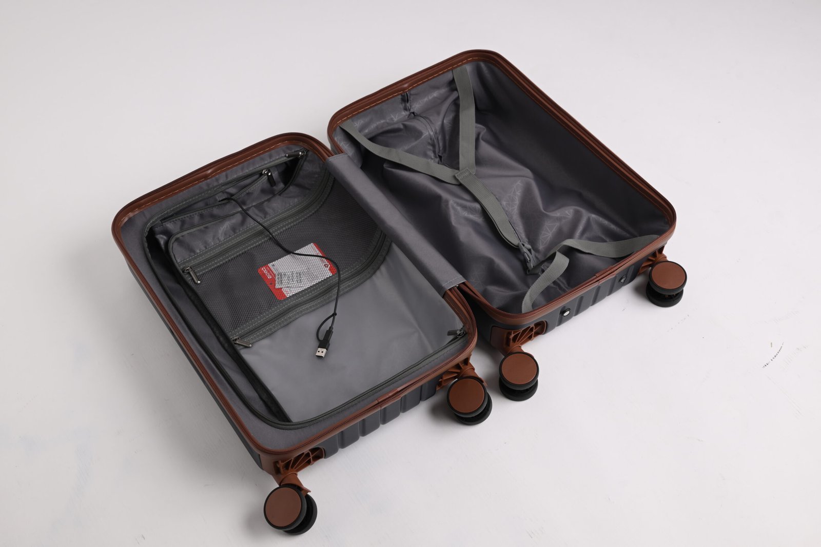 COSTCOZY 3-Piece ABS Luggage Set – Navy Blue