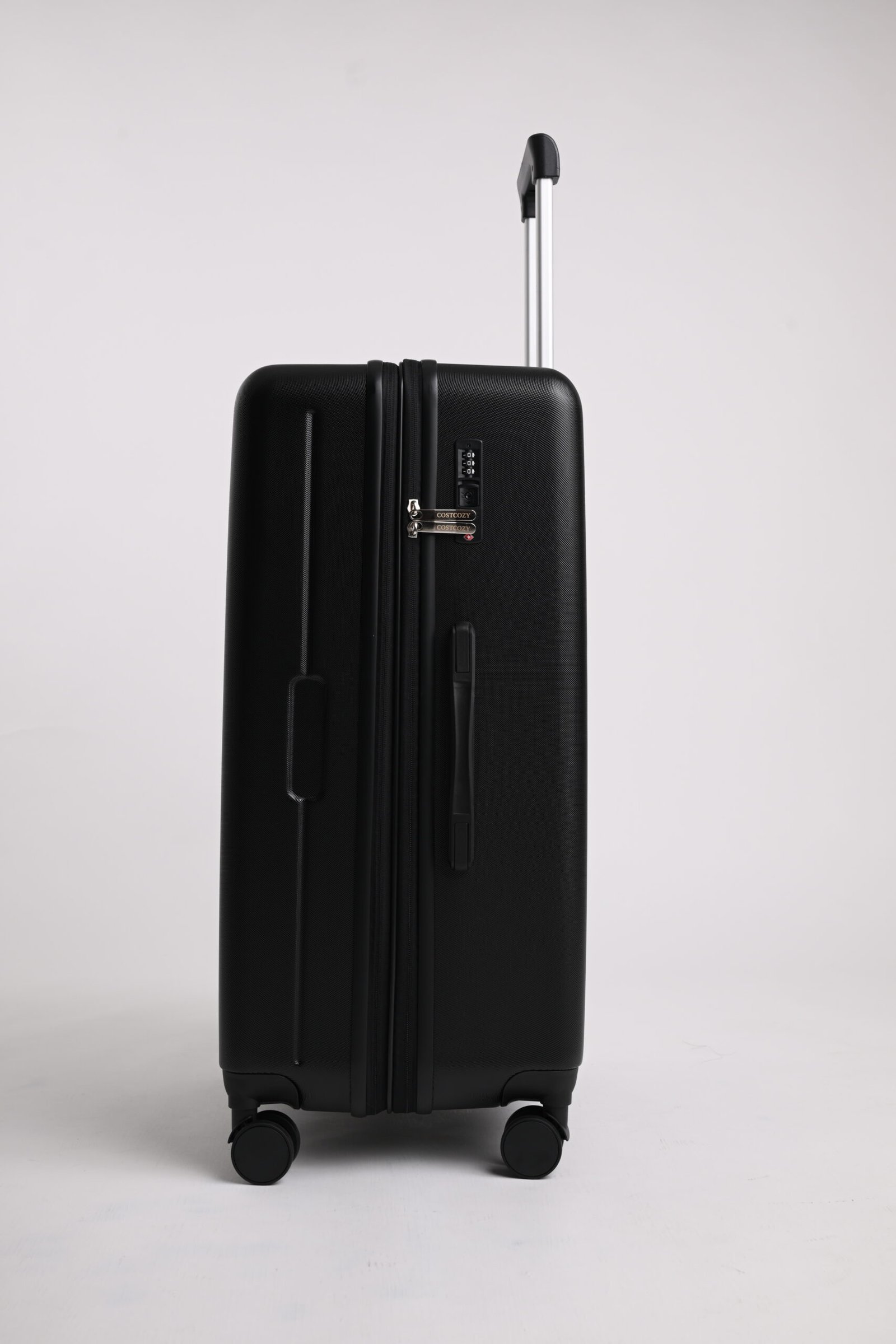COSTCOZY 3-Piece ABS Luggage Set – Black