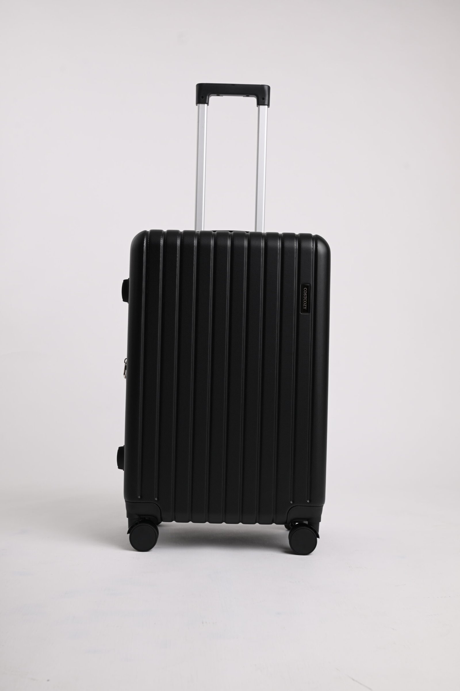 COSTCOZY 3-Piece ABS Luggage Set – Black