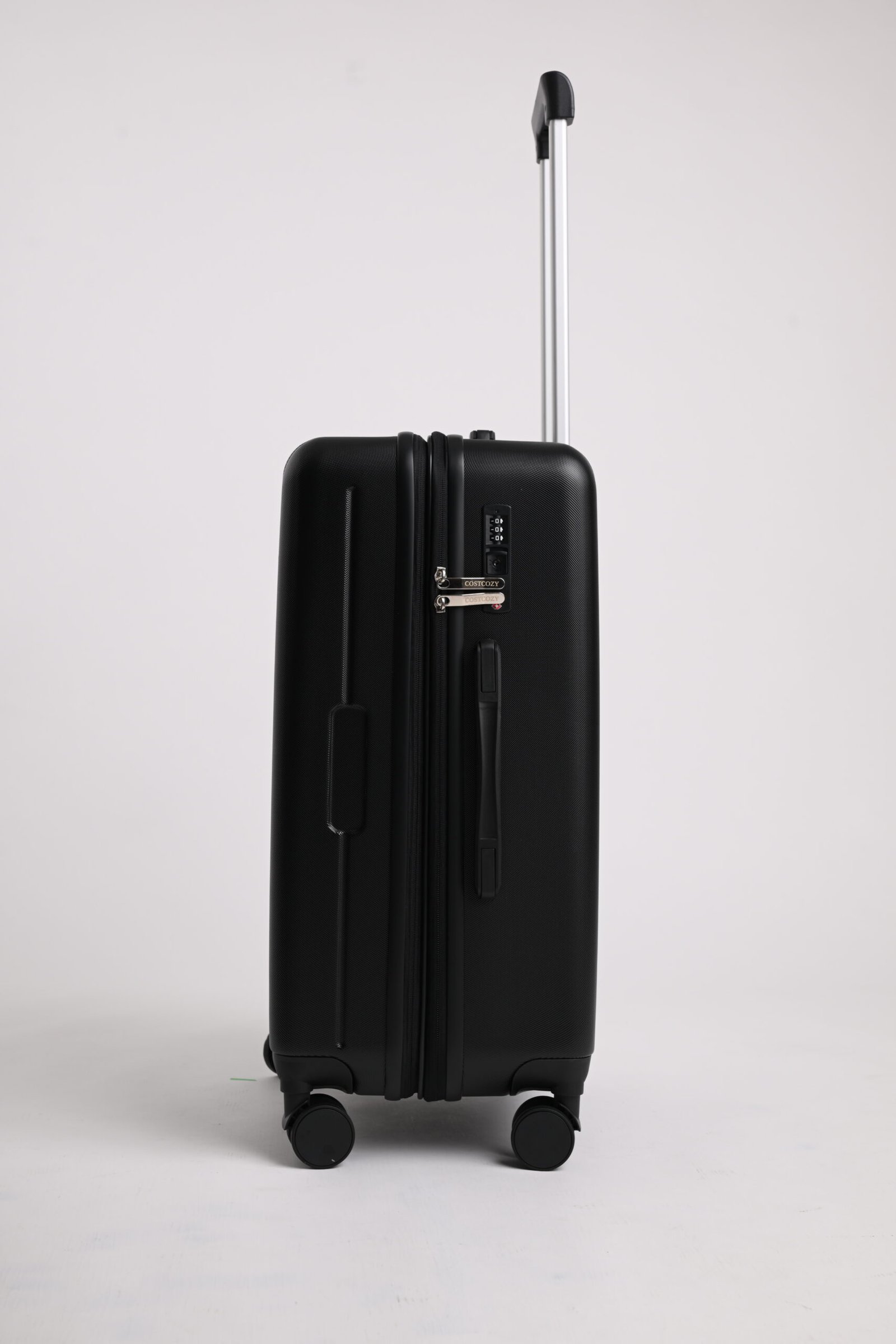 COSTCOZY 3-Piece ABS Luggage Set – Black