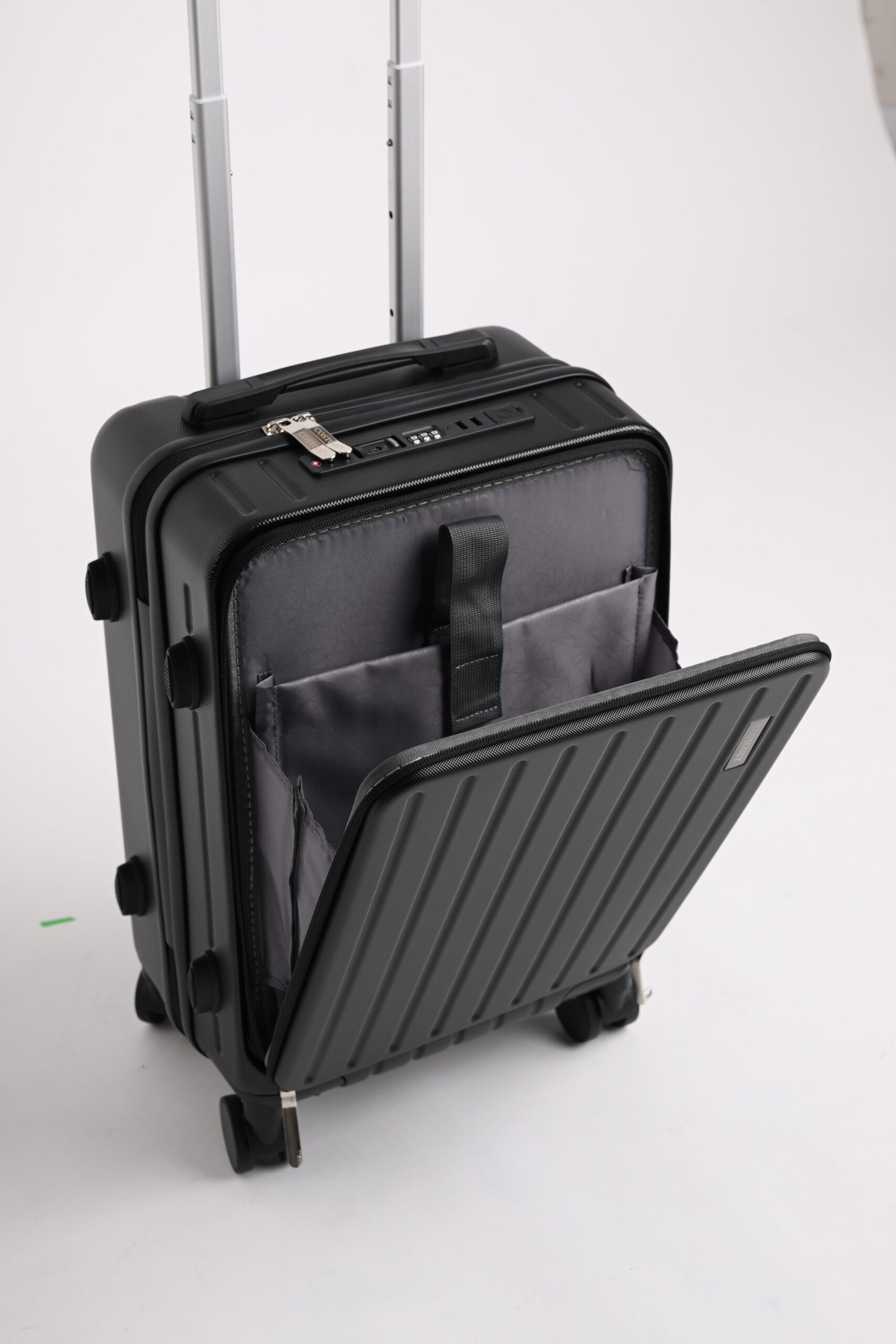 COSTCOZY 3-Piece ABS Luggage Set – Black