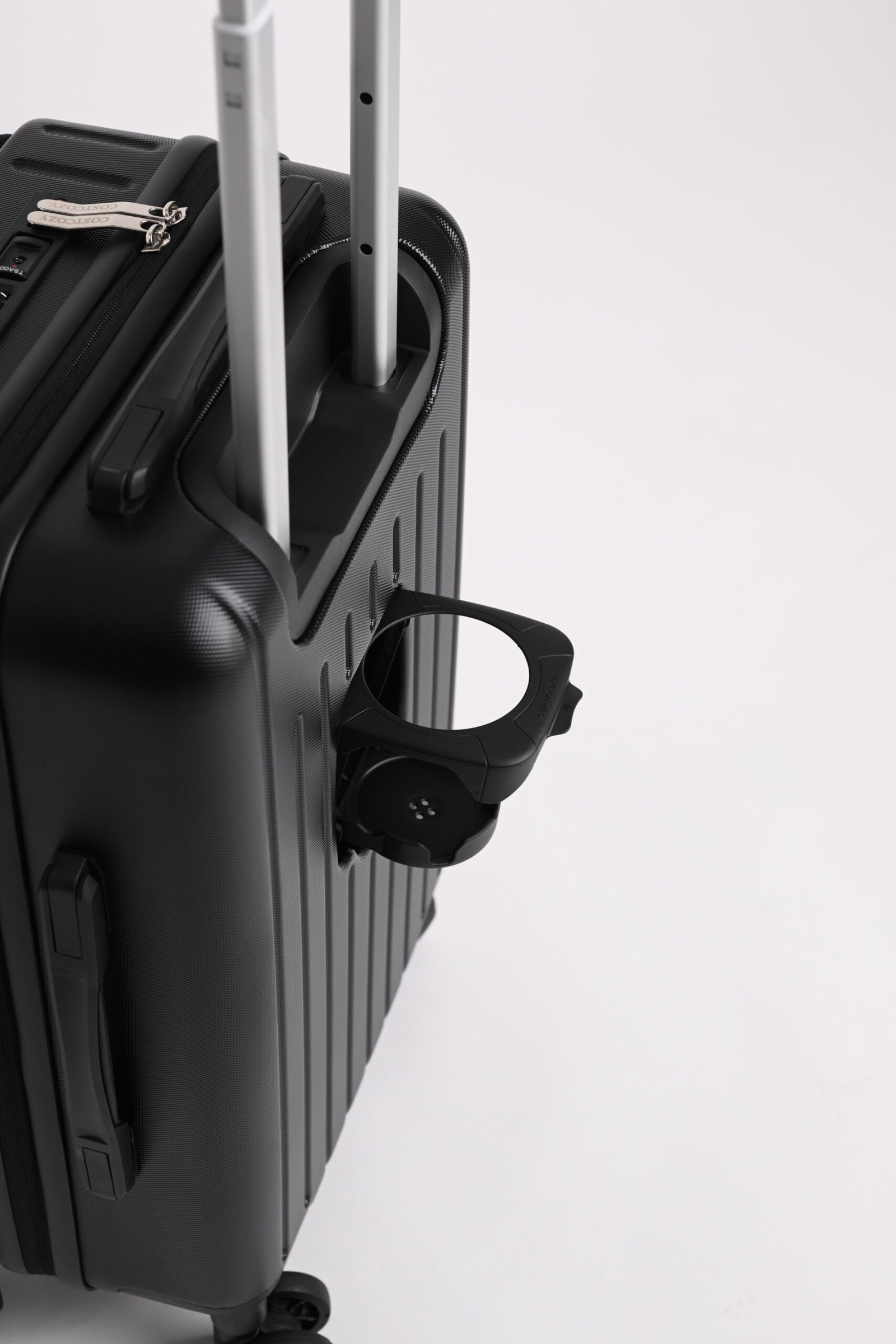 COSTCOZY 3-Piece ABS Luggage Set – Black