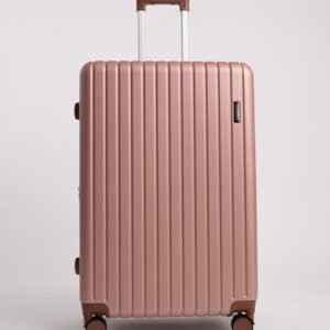 COSTCOZY 3-Piece ABS Luggage Set – Rose Gold