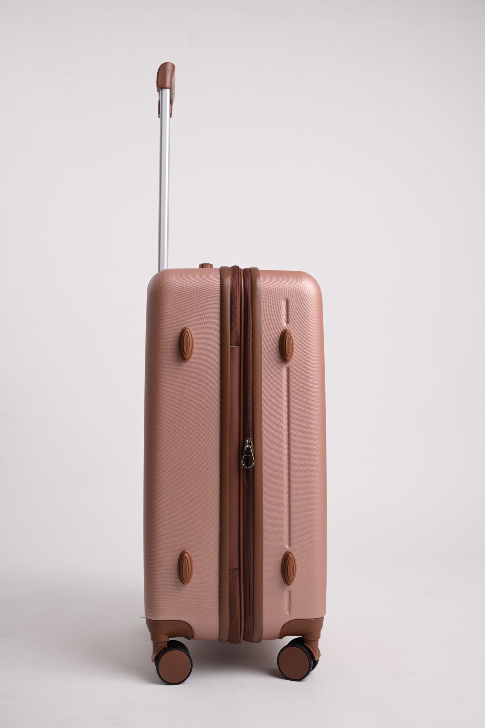 COSTCOZY 3-Piece ABS Luggage Set – Rose Gold