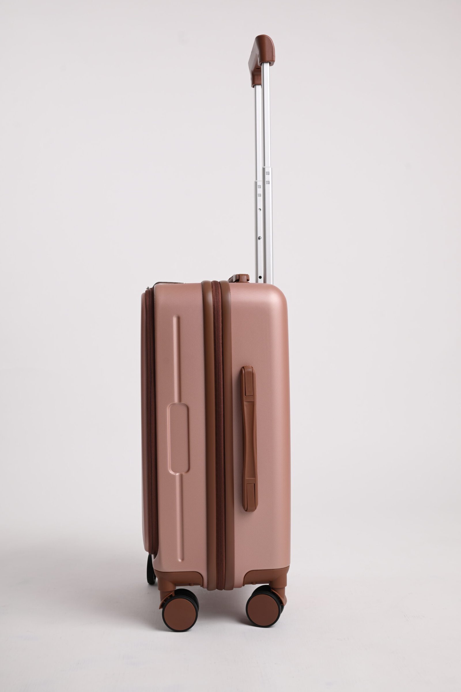 COSTCOZY 3-Piece ABS Luggage Set – Rose Gold